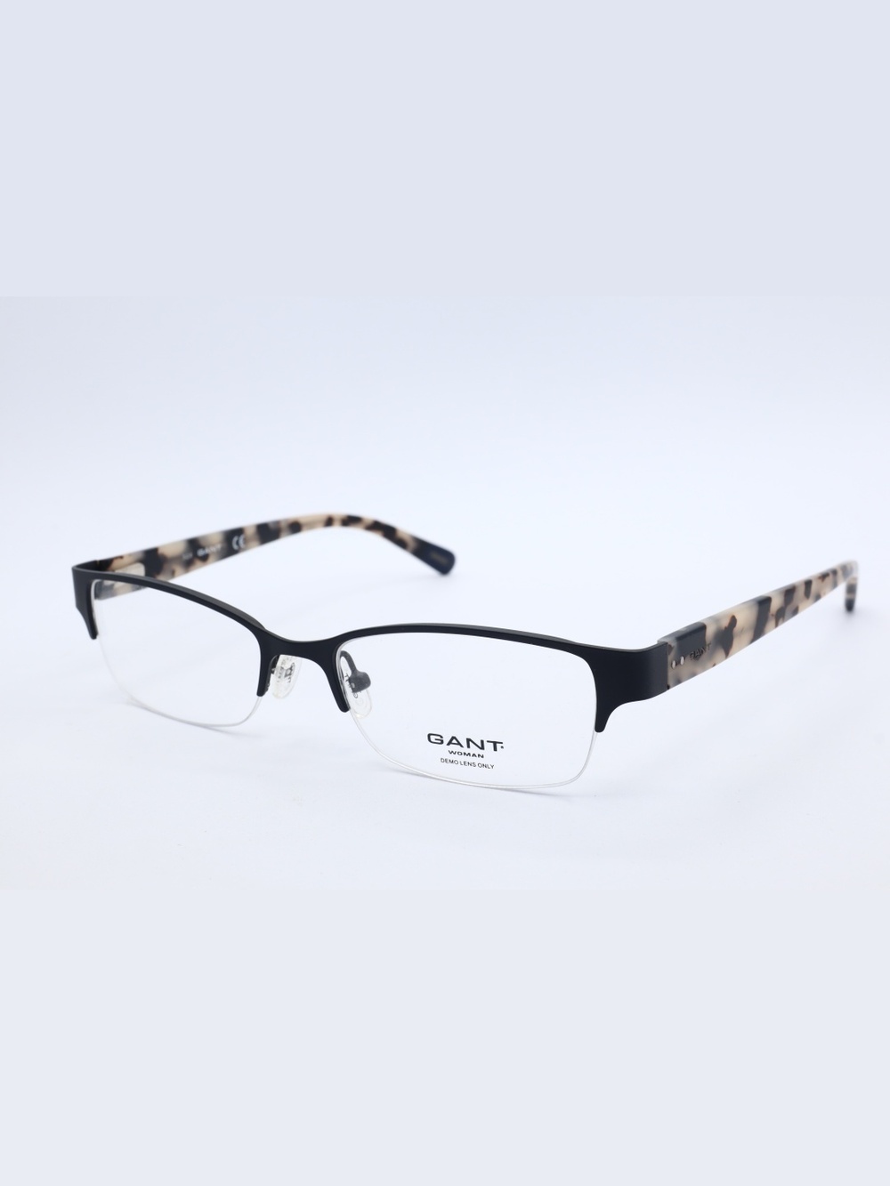 Gant Eyeglasses GW ELIZA SBLK Striped Black Optical Frame 51-17-135